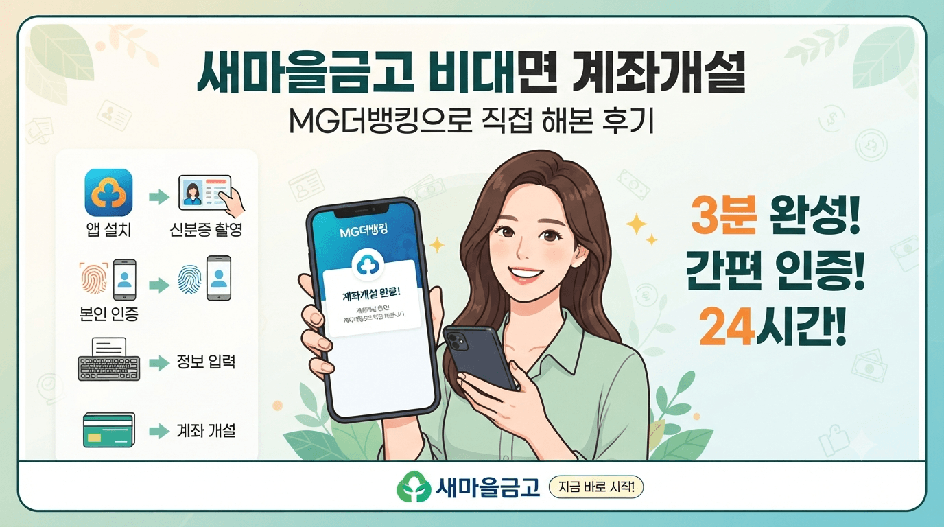 새마을금고 비대면 계좌개설 썸네일